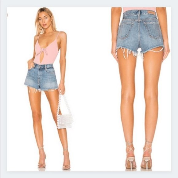 GRLFRND Pants - GRLFRND Denim Kaia Shorts in Pacifica size 27